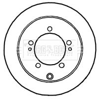 BORG & BECK Тормозной диск BBD4644